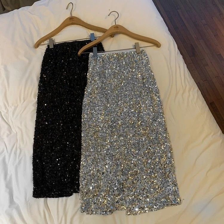 Glitter cheap skirt malaysia