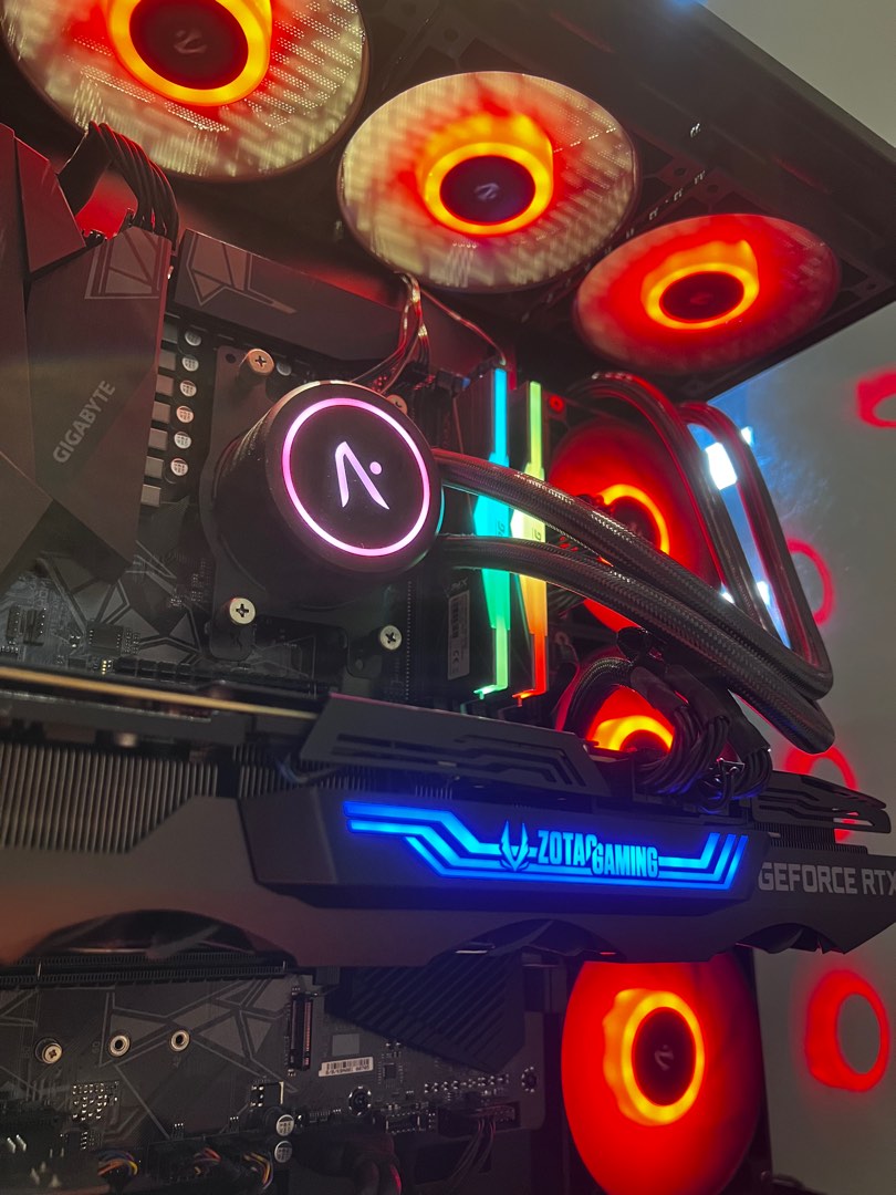 Gaming Desktop Computer RTX 3080 Aftershock Zeal, Computers & Tech