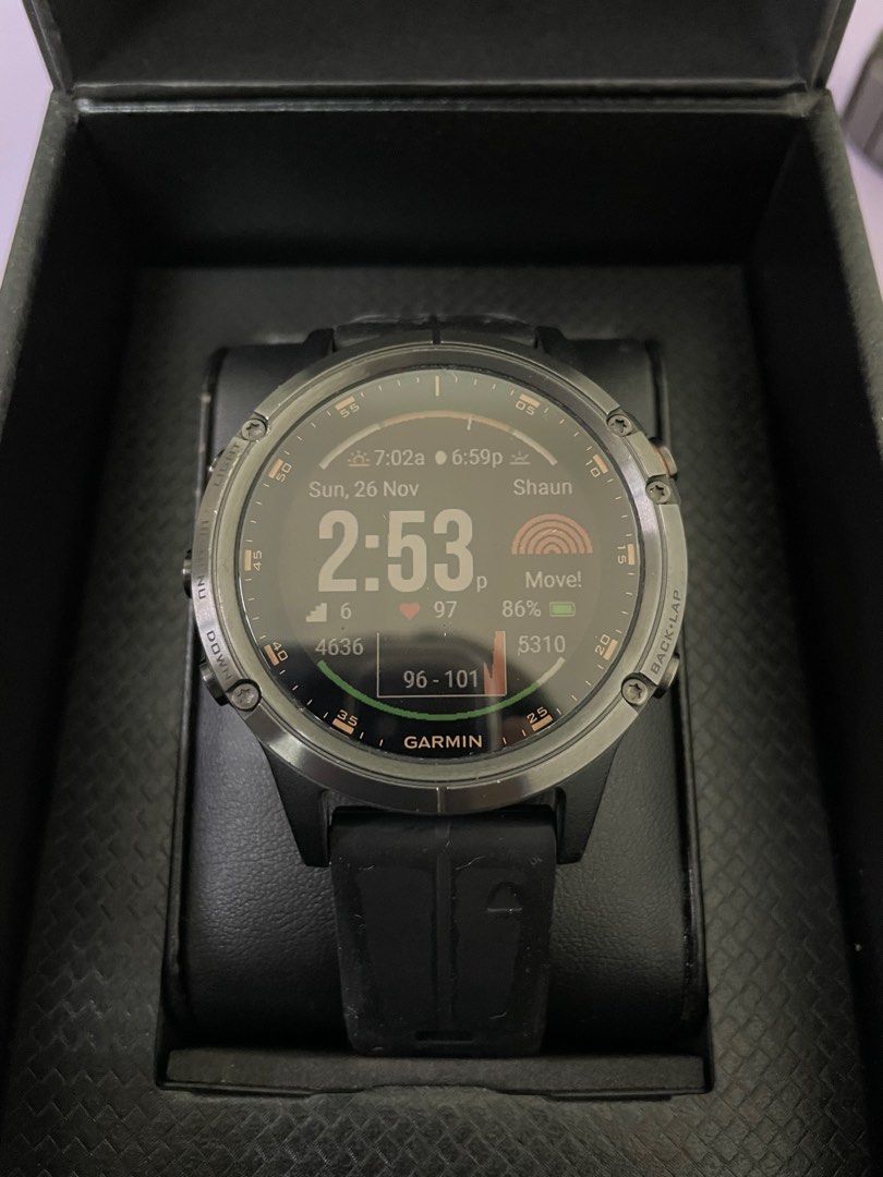 Garmin fenix 5 plus dlc titanium 2025