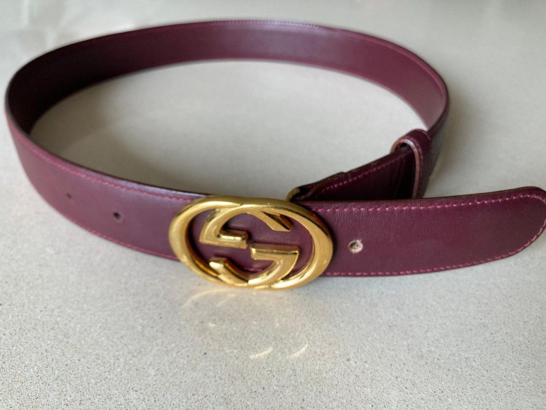 Purple gucci hotsell belt