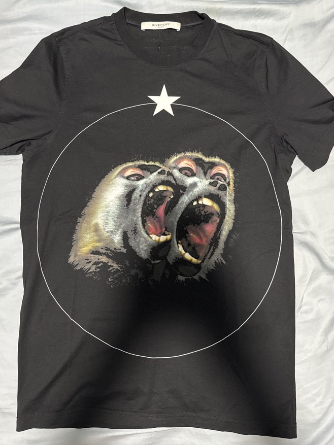 Mens givenchy monkey t shirt cheap