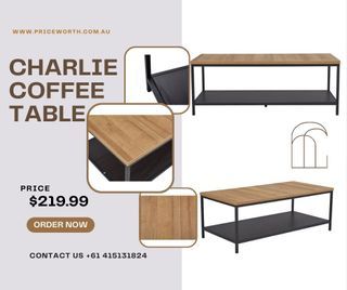 GRAND SALE!! CHARLIE COFFEE TABLE!