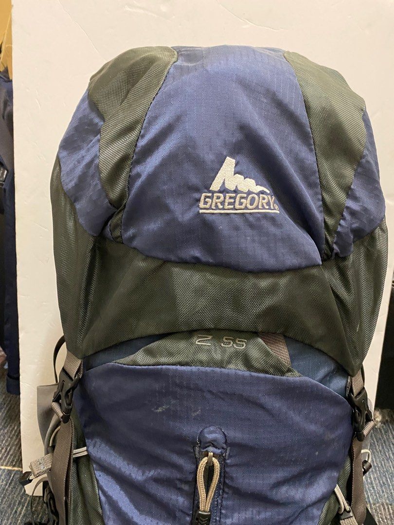 GREGORY Z55 HIKING BAG arcteryx fjallraven tnf columbia