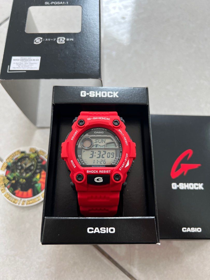 gshock MAT MOTO MERAH Men s Fashion Watches Accessories