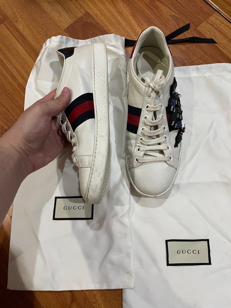 Gucci bling sneakers hotsell