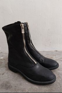 GUIDI - 310 SOFT HORSE LEATHER MILITARY FRONT ZIP BOOTS