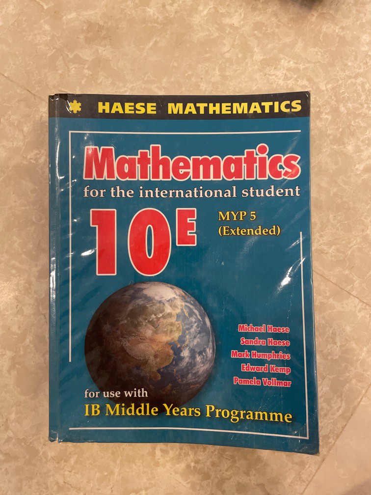 Haese mathematics 10 myp 5 extended hobbies toys books