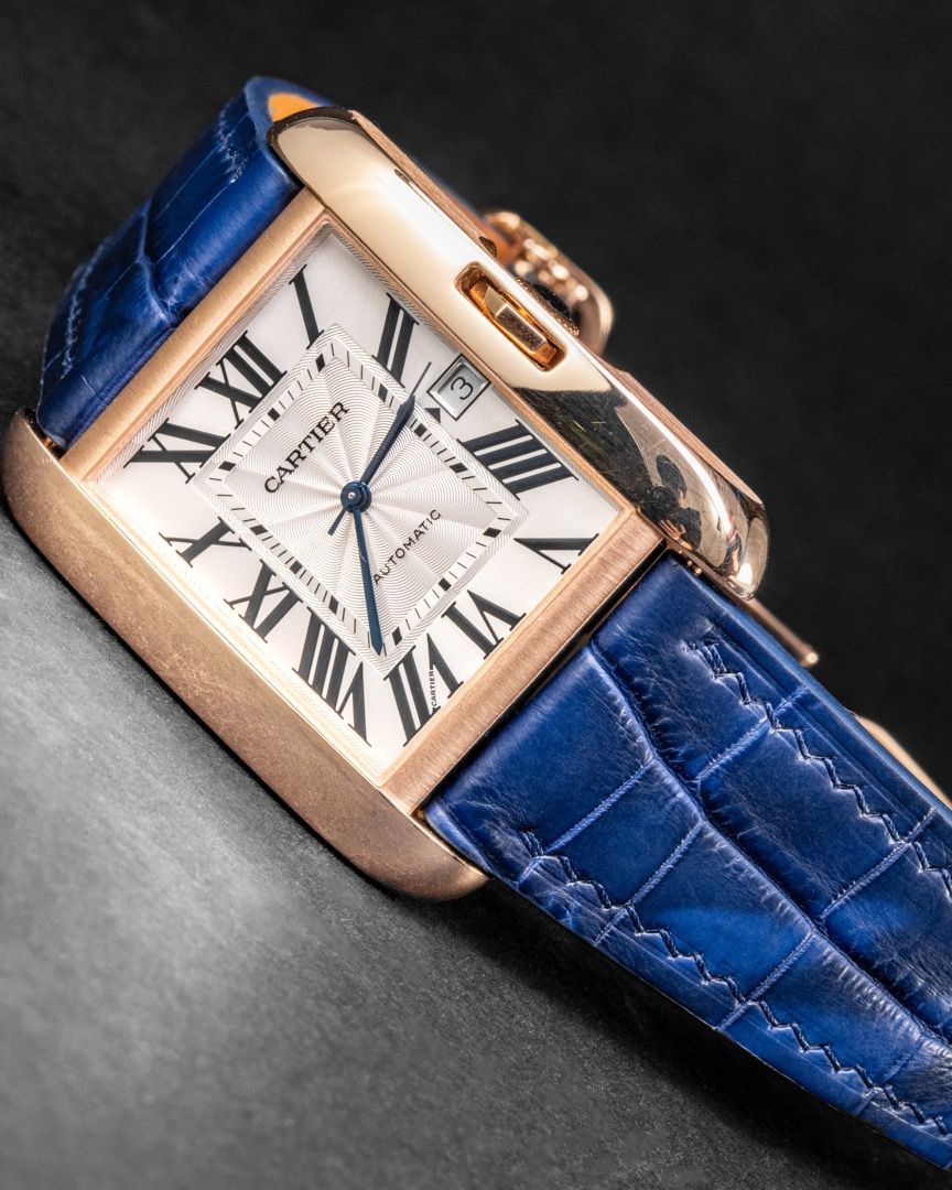 Cartier watch leather strap sale