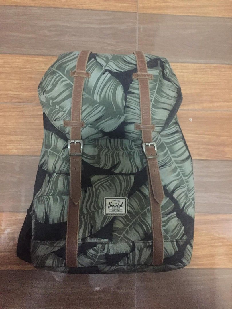 Herschel Supply Co. Little America Black Palm Backpack Men s