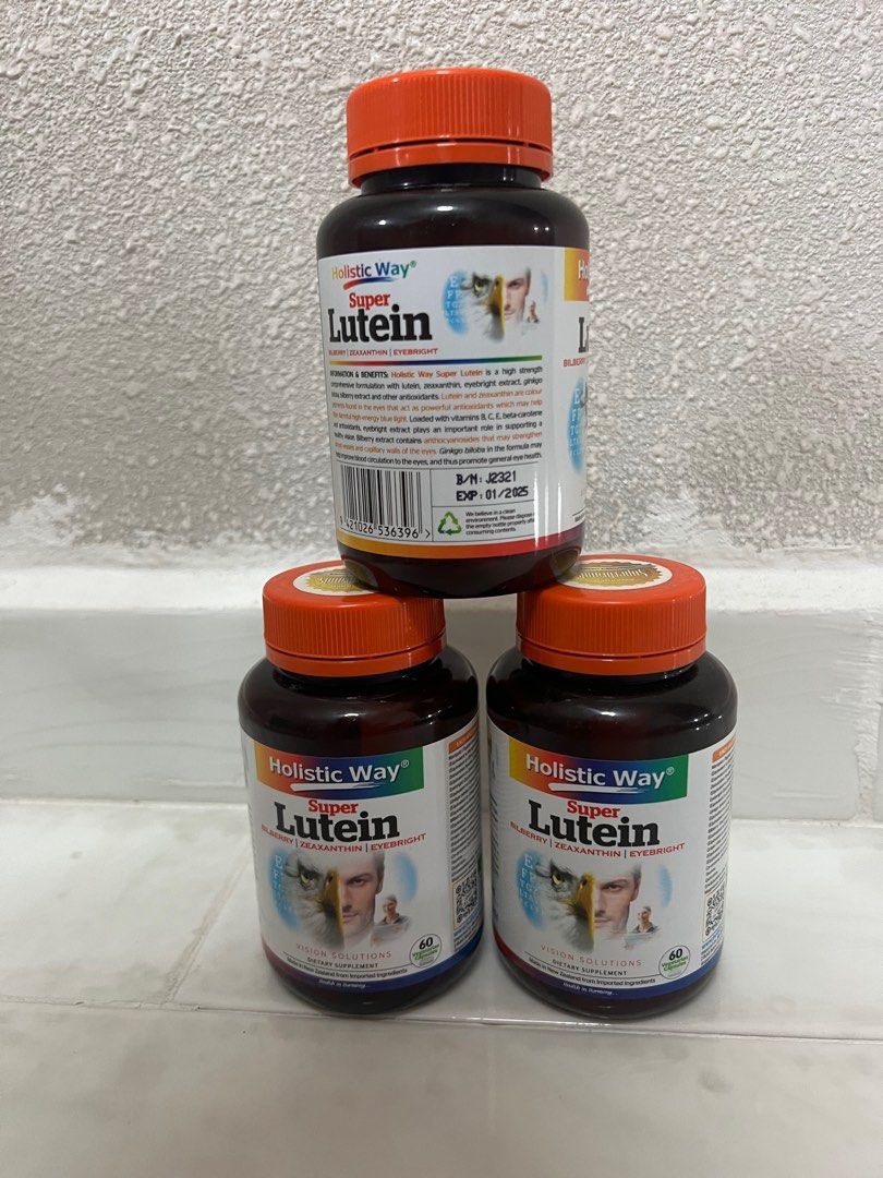 Holistic Way Super Lutein, Health & Nutrition, Health Supplements