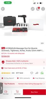 Hydragun Massage Gun (Used less than 10 times)