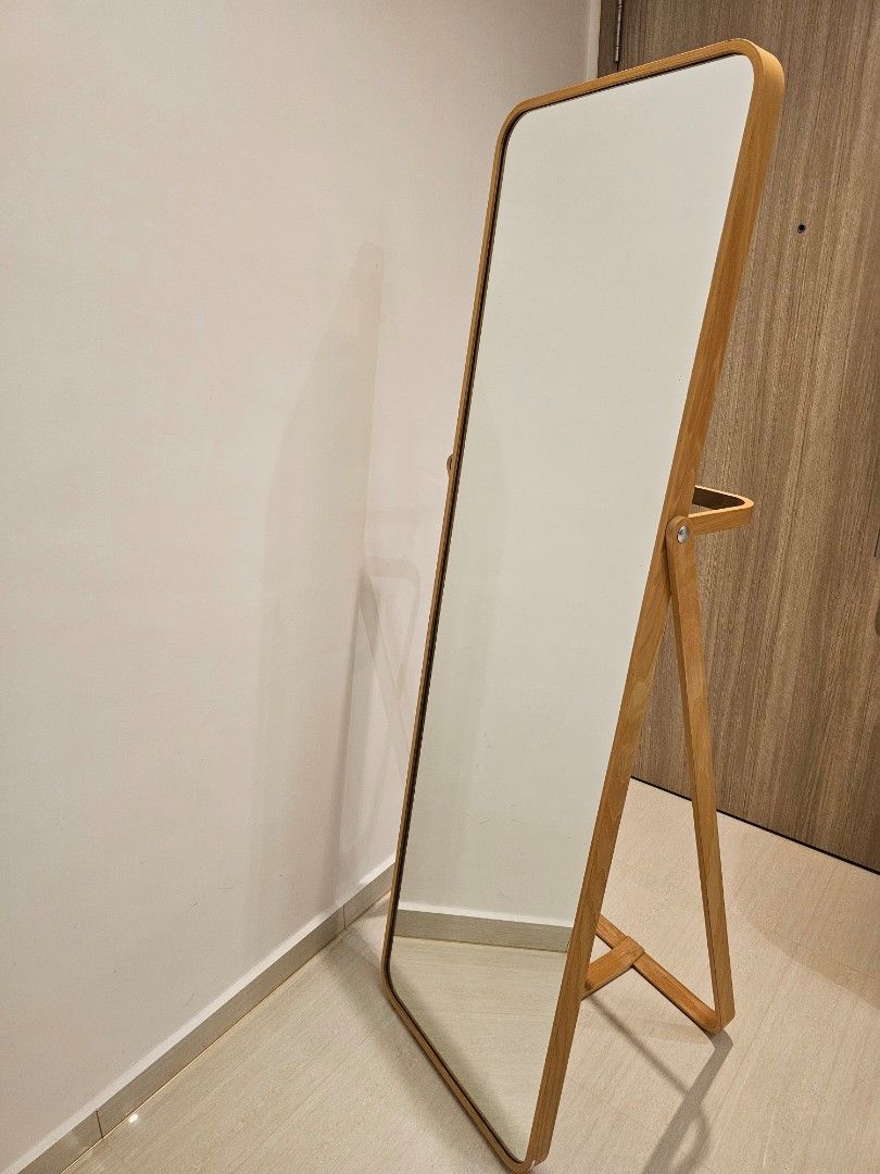 Ikea IKORNNES Standing Mirror, Furniture & Home Living, Furniture