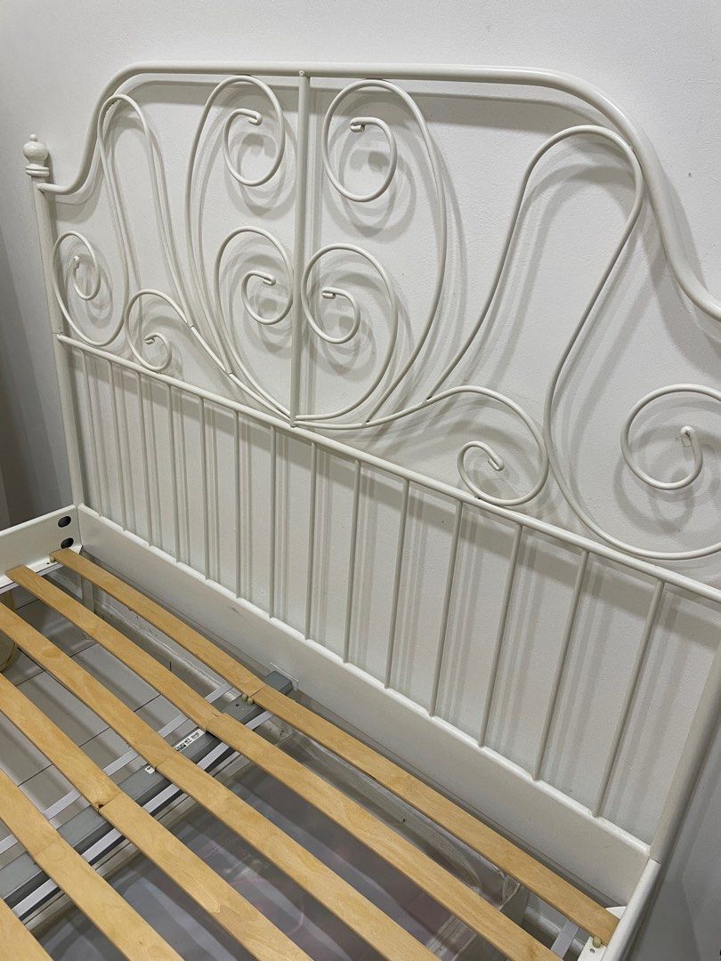 IKEA LEIRVIK BED FRAME, Furniture & Home Living, Furniture, Bed Frames