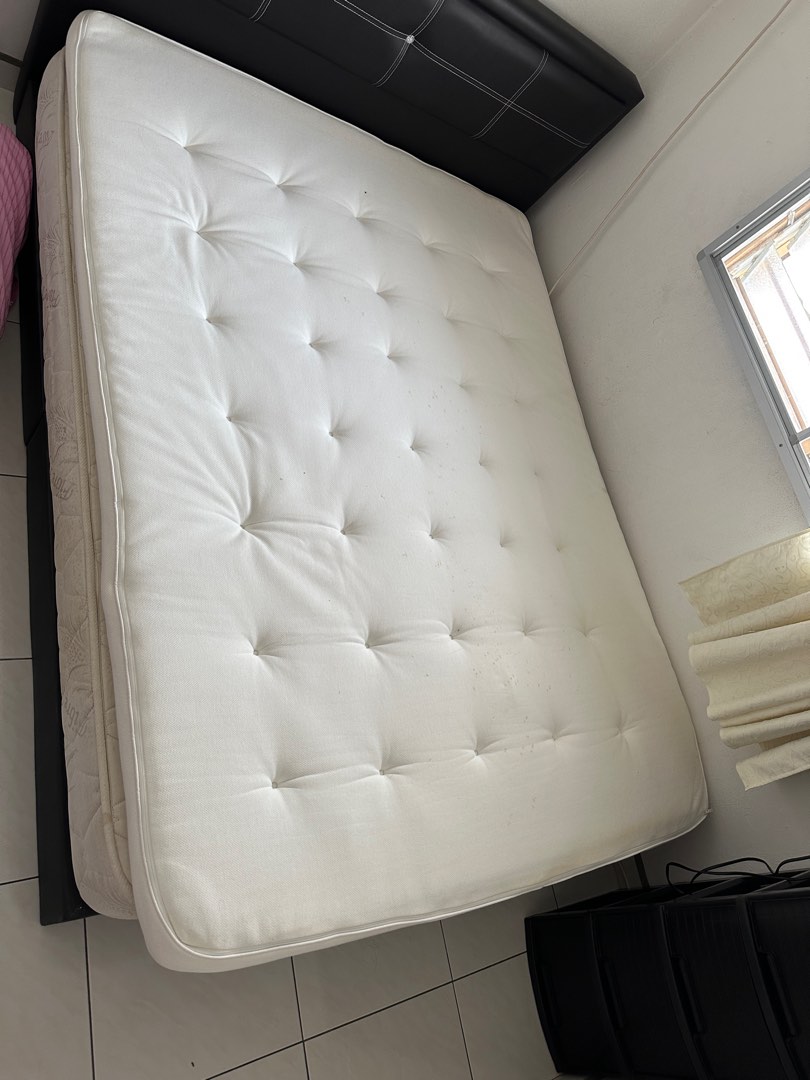 Ikea latex mattress topper TUSTNA, Furniture & Home Living, Furniture