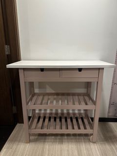 Ikea FÖRHÖJA trolley wood 