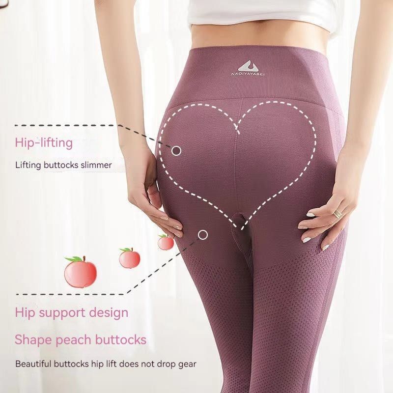 High Quality Custom High Waist Peach Hip Women Workout Yoga Pants