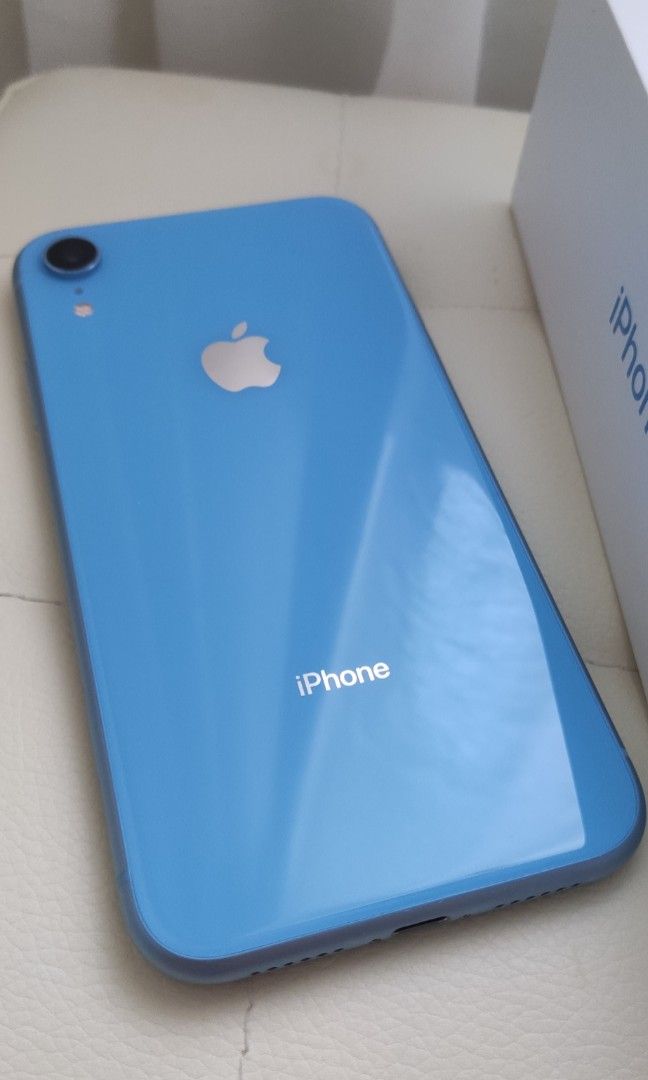 iPhone XR 128GB (Blue), 手提電話, 手機, iPhone, iPhone X 系列