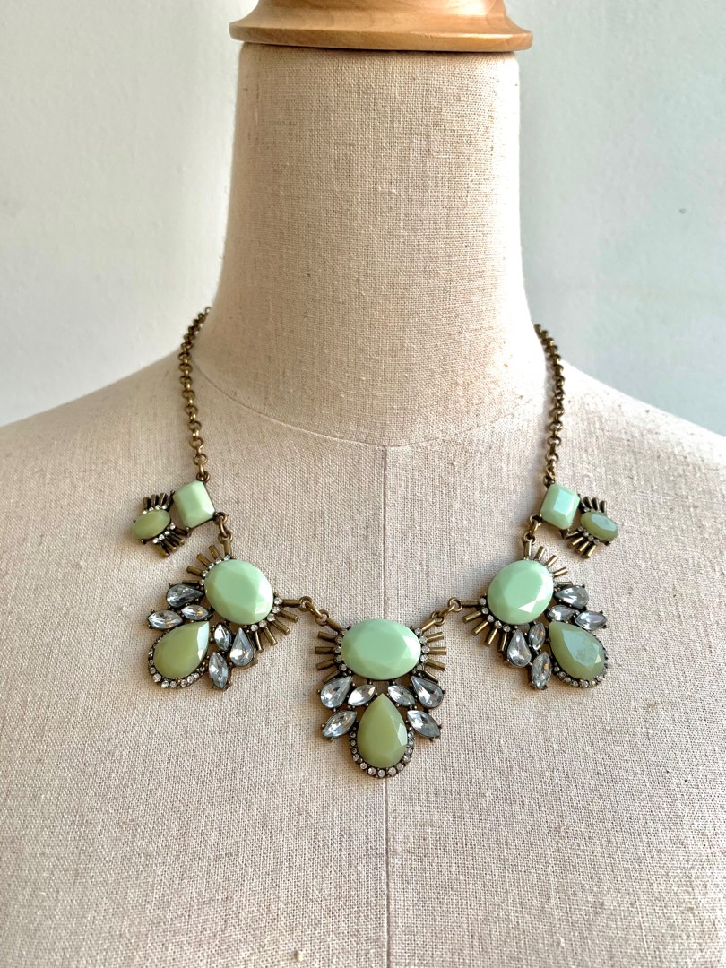 Jade best sale statement necklace