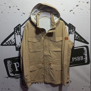 Jaket outdoor pria waterproof parka Sz XL AIGLE