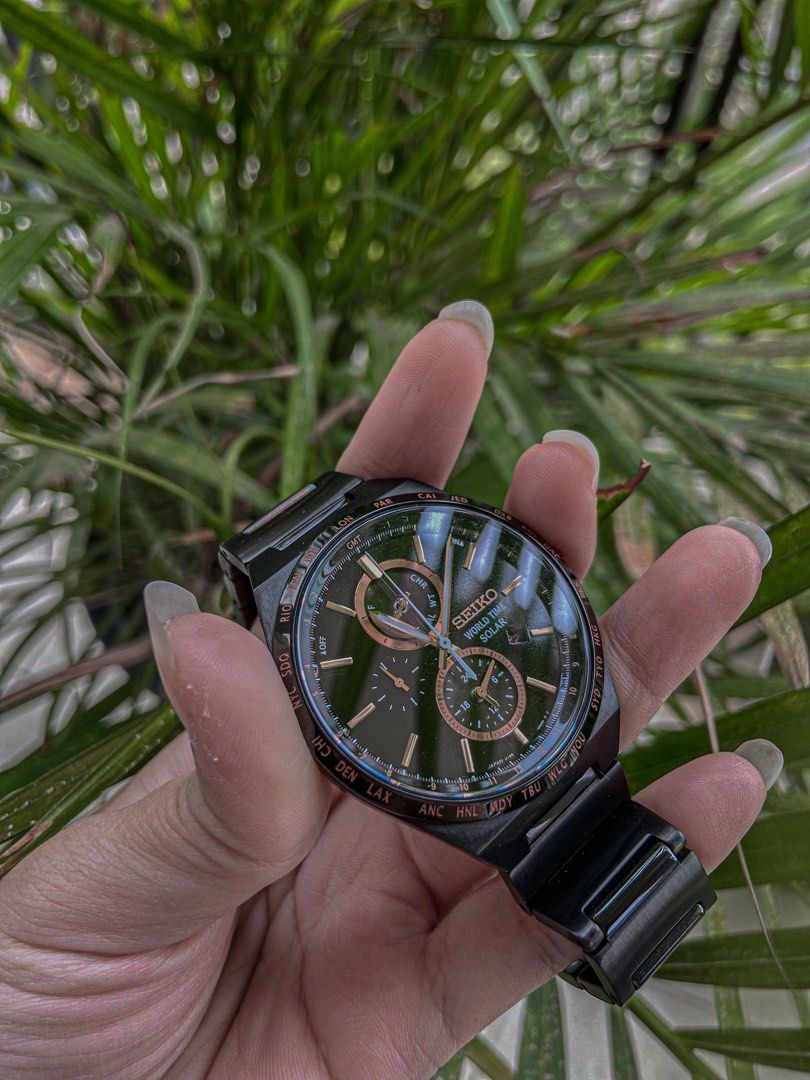 Jam seiko solar clearance chronograph