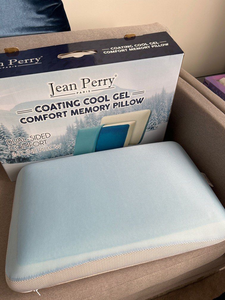Jean Perry cool gel memory pillow Furniture Home Living