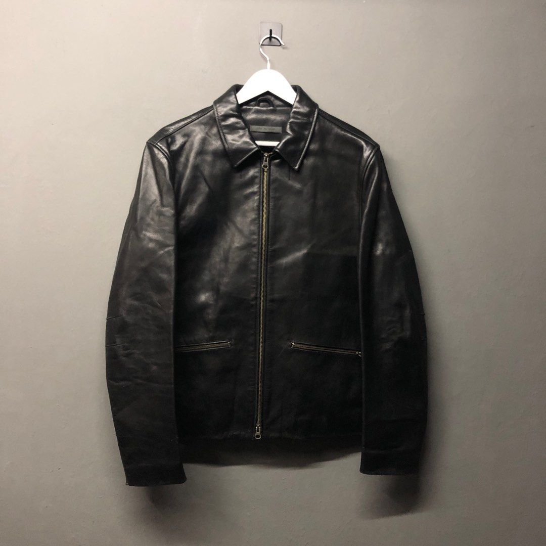 John Varvatos - Leather Jacket - Black main image 0