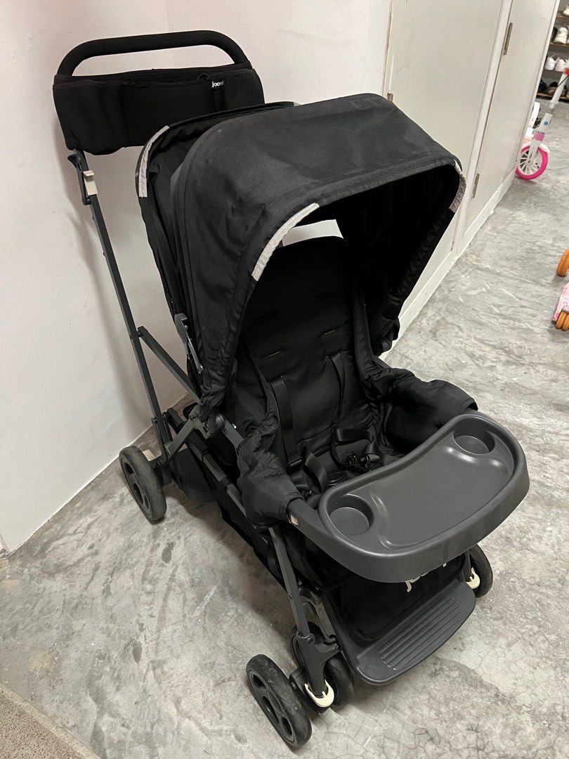 Joovy double stroller, Babies & Kids, Going Out, Strollers on Carousell