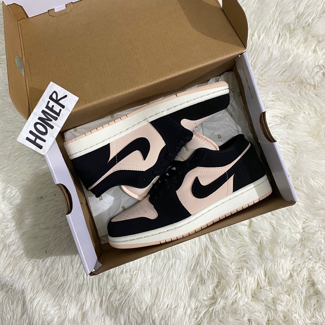 air jordan 1 low black guava ice