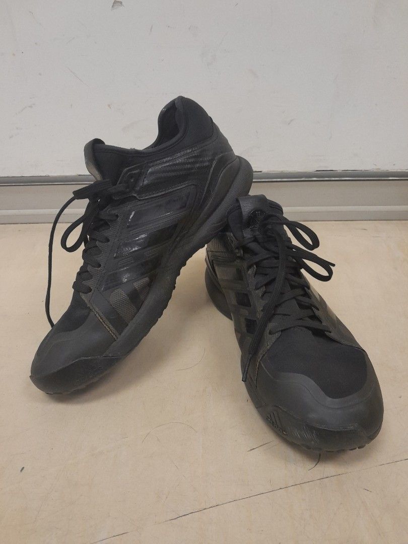 KASUT HOKI Adidas Lux Field Hockey Turf Shoes Trainers, Men's Fashion