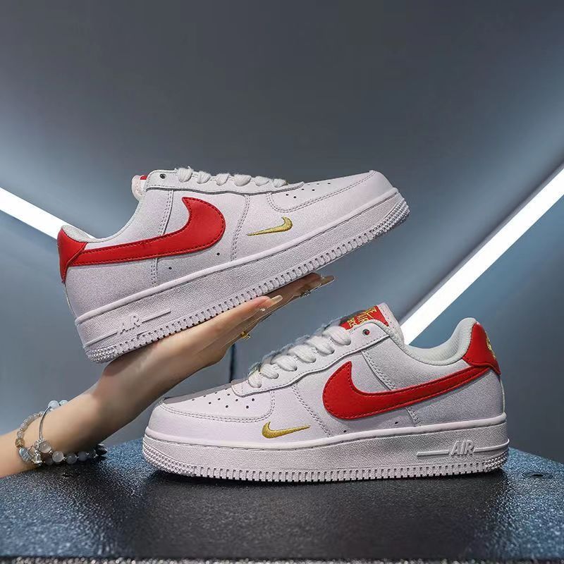 kasut perempuan Flat Air Force 1 Sneakers Women and Men s Sports