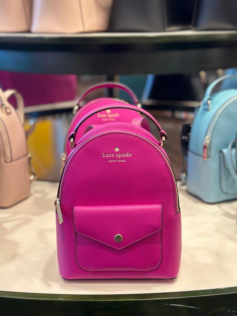 Kate spade pink mini backpack sale
