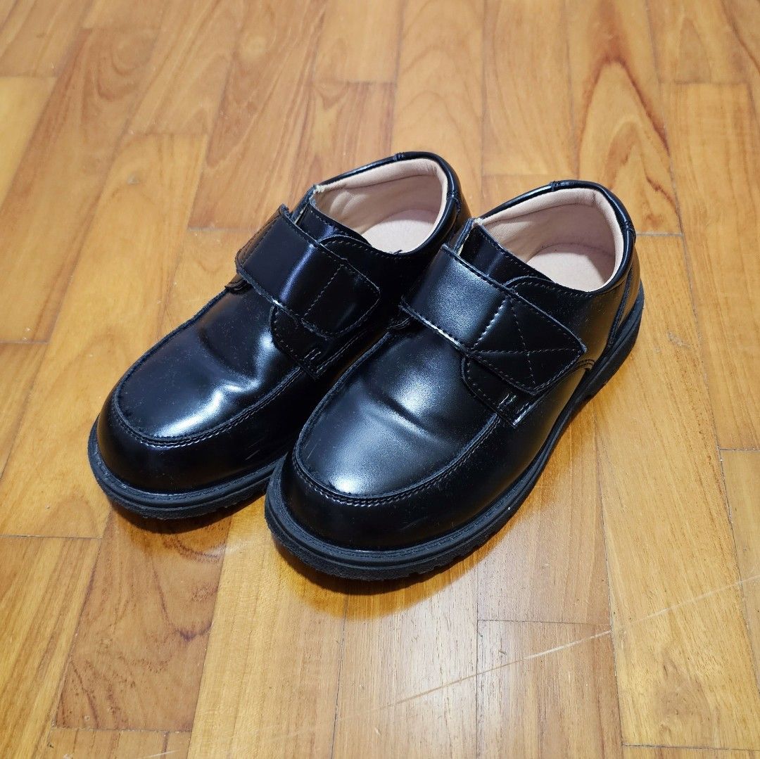 Childrens leather school shoes top