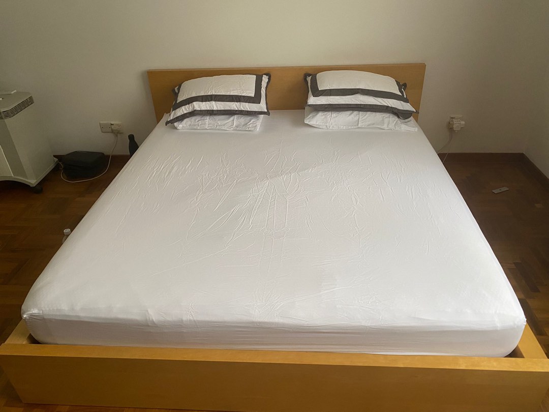 King Koil Ortho Medic II mattress and Ikea Malm bedframe King long