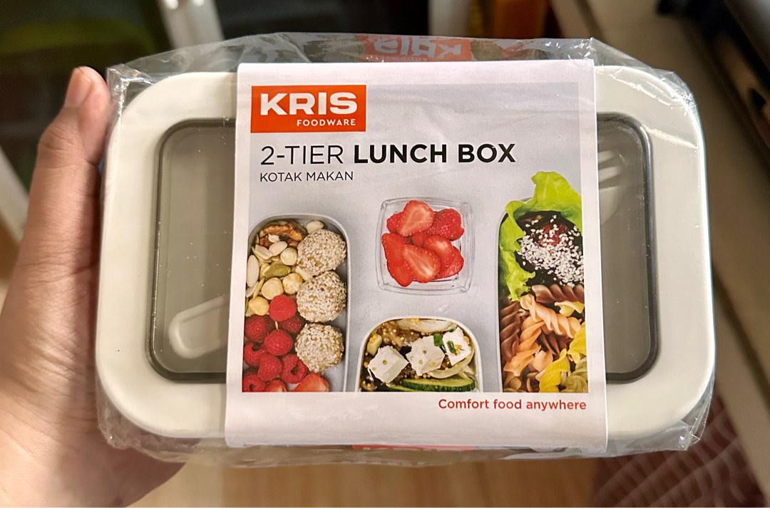 Kris Foodware 2Tier Lunch Box Kotak Bekal, Kitchen & Appliances di