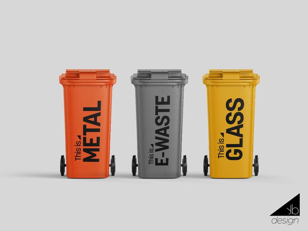 Vinyl Labels - LABELLING THE OBVIOUS (Recycling Series) - ***ORGINAL ...