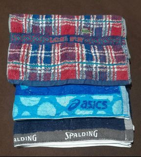 Lacoste, Asics & Spalding Towels