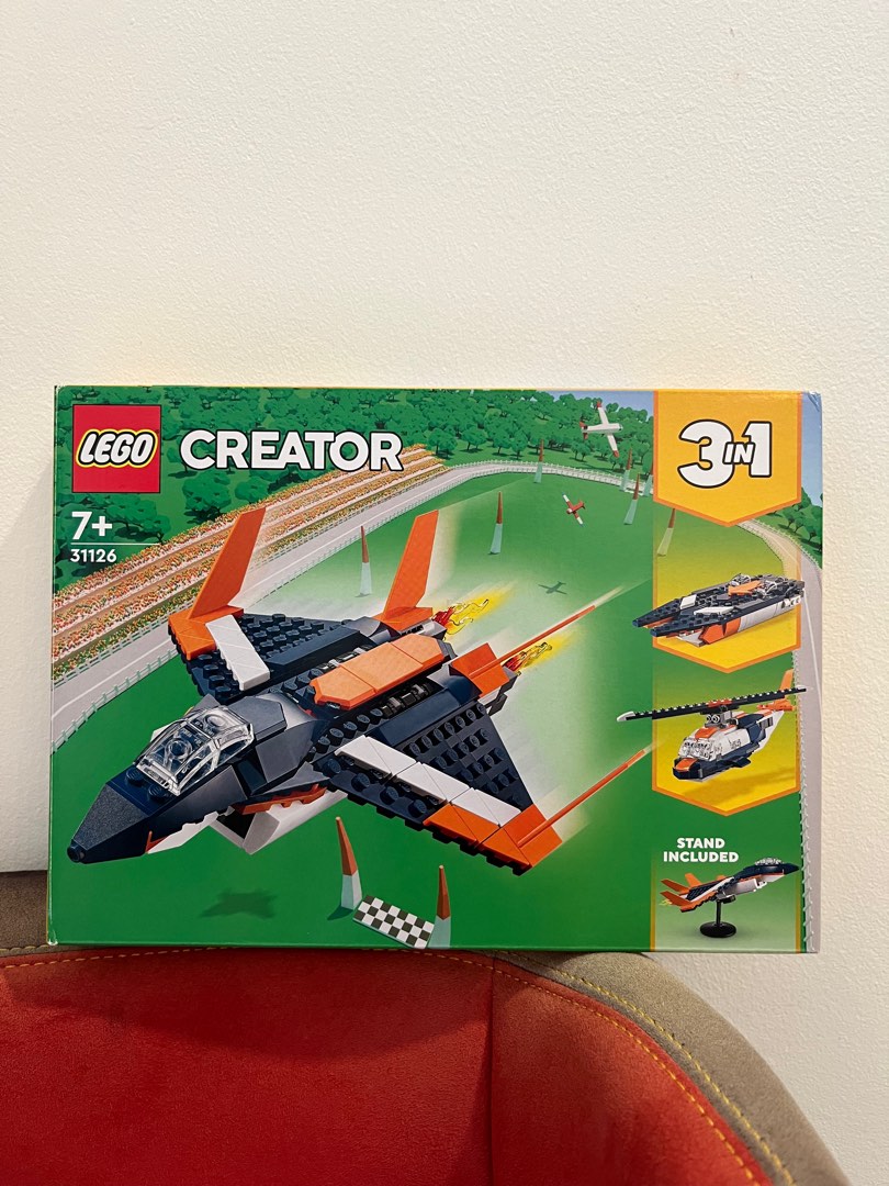 LEGO 3 IN 1 CREATOR SUPERSONIC JET BUILDING KIT Hobbies Toys Toys lego-3-in-1-creator-supersonic-jet-building-kit-hobbies-toys-toys