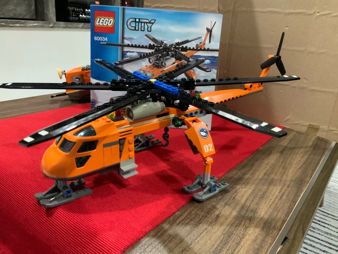 Orange hotsell lego helicopter