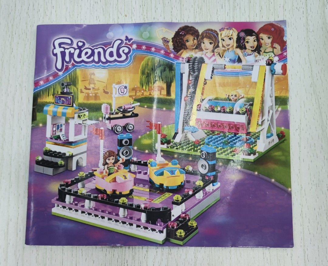 Lego friends amusement park bumper cars cheap