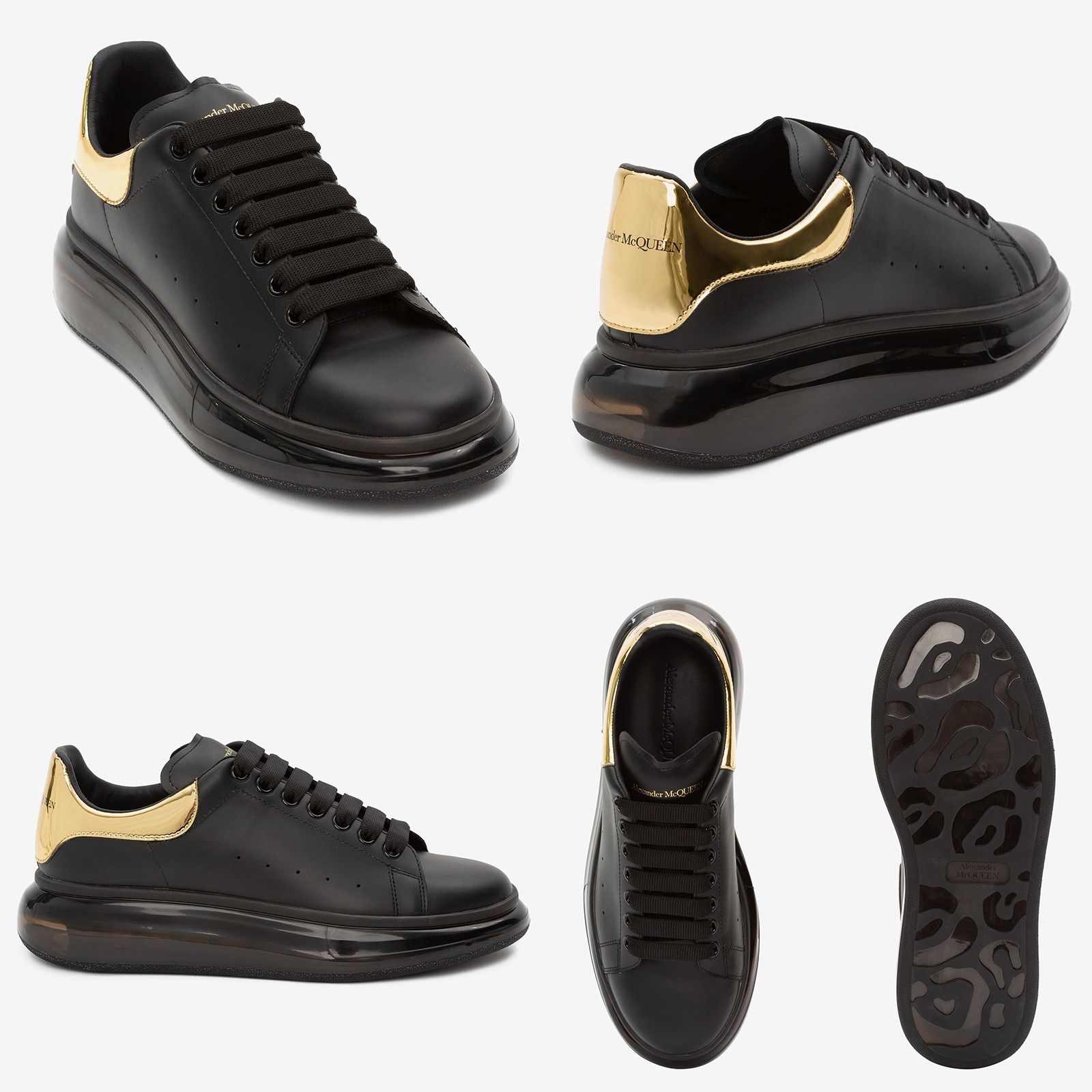 Alexander mcqueen clearance black gold