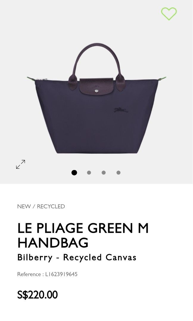 Longchamp Le Pliage Green M Handbag Women s Fashion Bags Wallets Shoulder Bags on Carousell