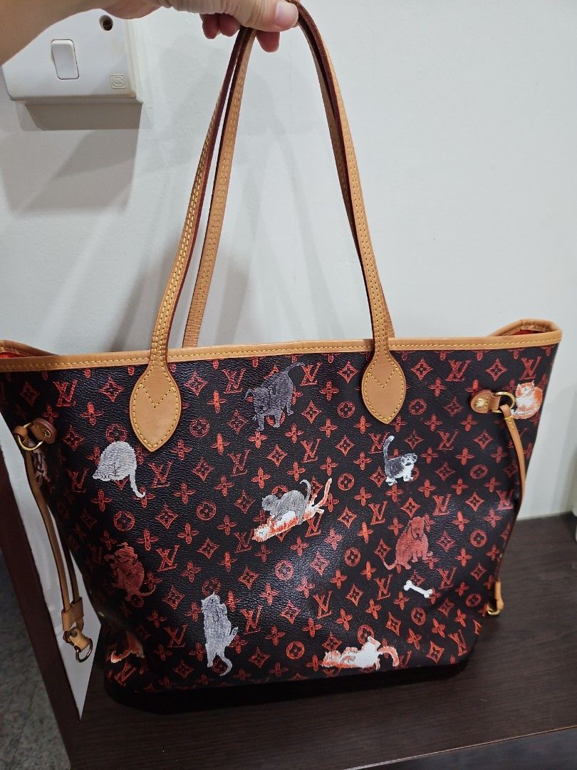 Louis vuitton LV neverfull catogram MM, Luxury, Bags & Wallets on Carousell