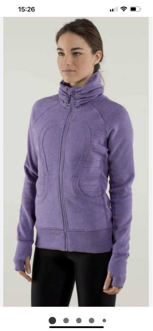 Lululemon calm and cozy jacket size 2 Carousell