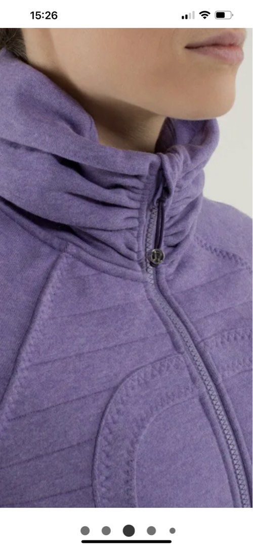 Lululemon calm and cozy jacket size 2 Carousell
