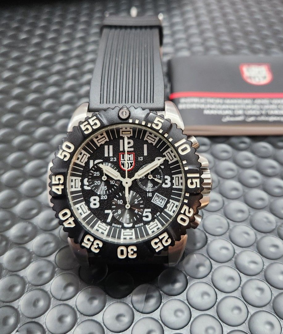 LUMINOX NAVY SEAL STEEL CHRONOGRAPH WATCH 3181