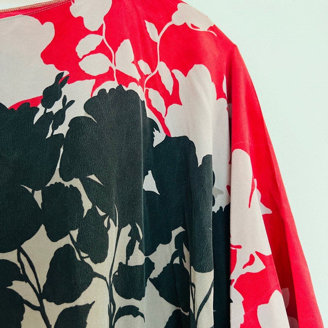 Luxury SPORTMAX Pura Seta Made in Italy - One sided sleeve blouse 