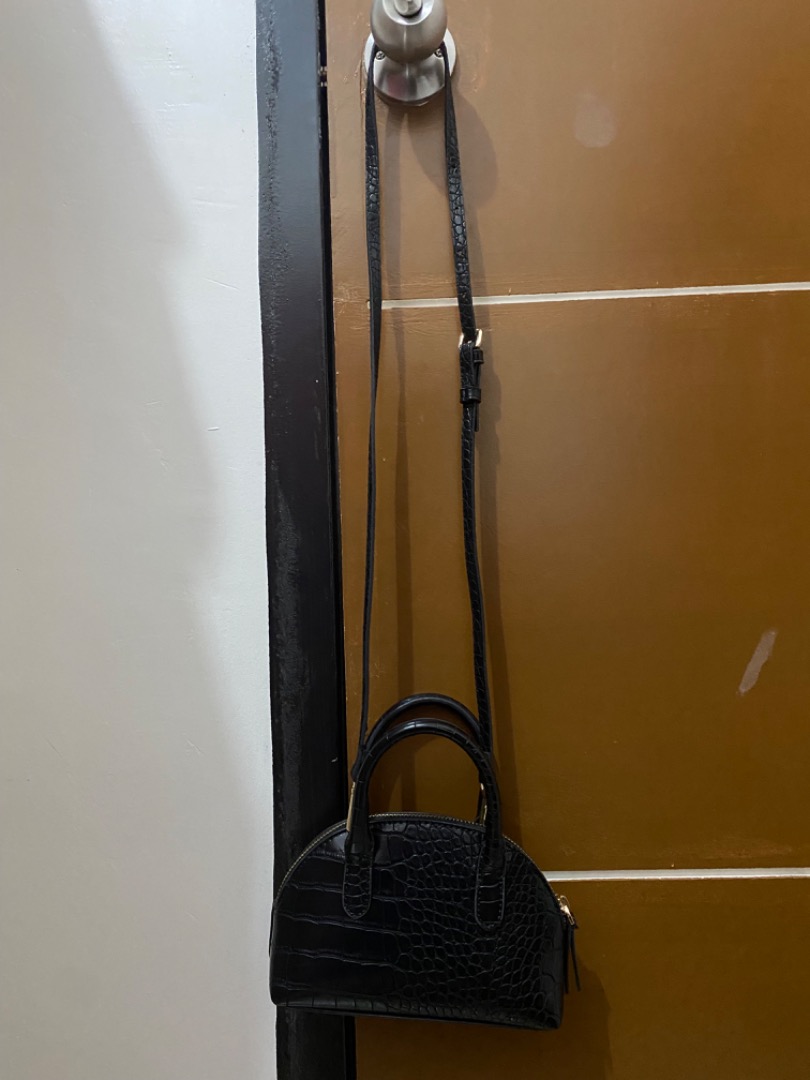Mango croc 2025 effect mini bag