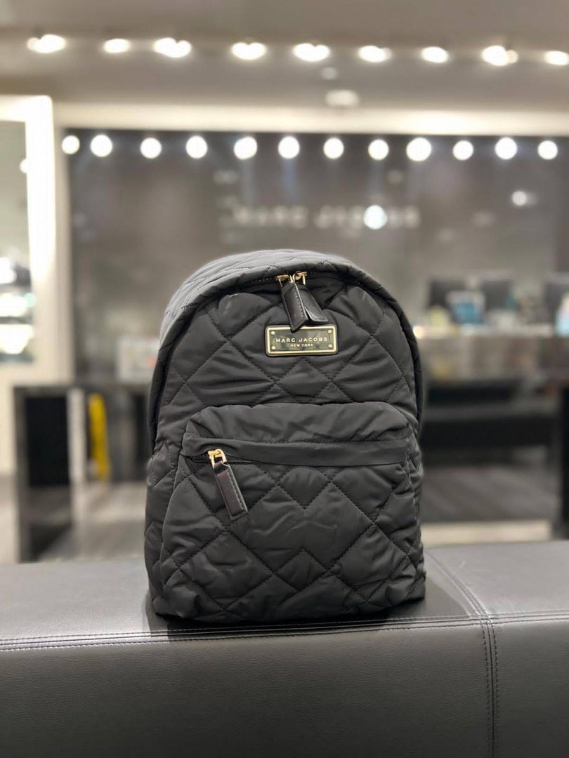Marc Jacobs Small Quilted Nylon Backpack, Luxury, Bags & Wallets on Carousell