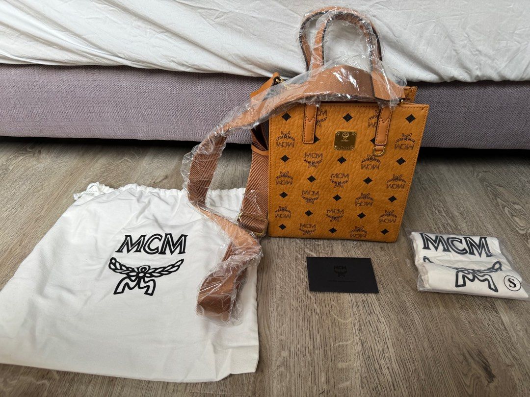 Mcm small sale tote