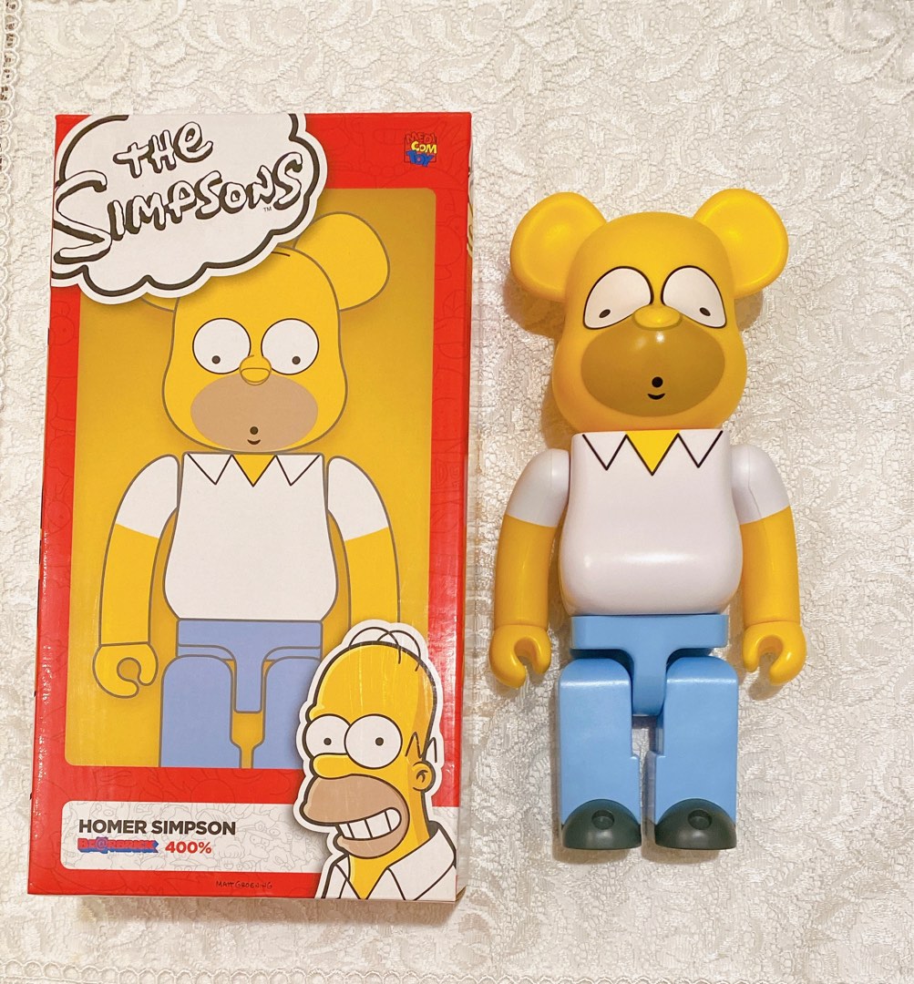 Medicom 400% Bearbrick ~ The Simpsons Be@rbrick Homer 